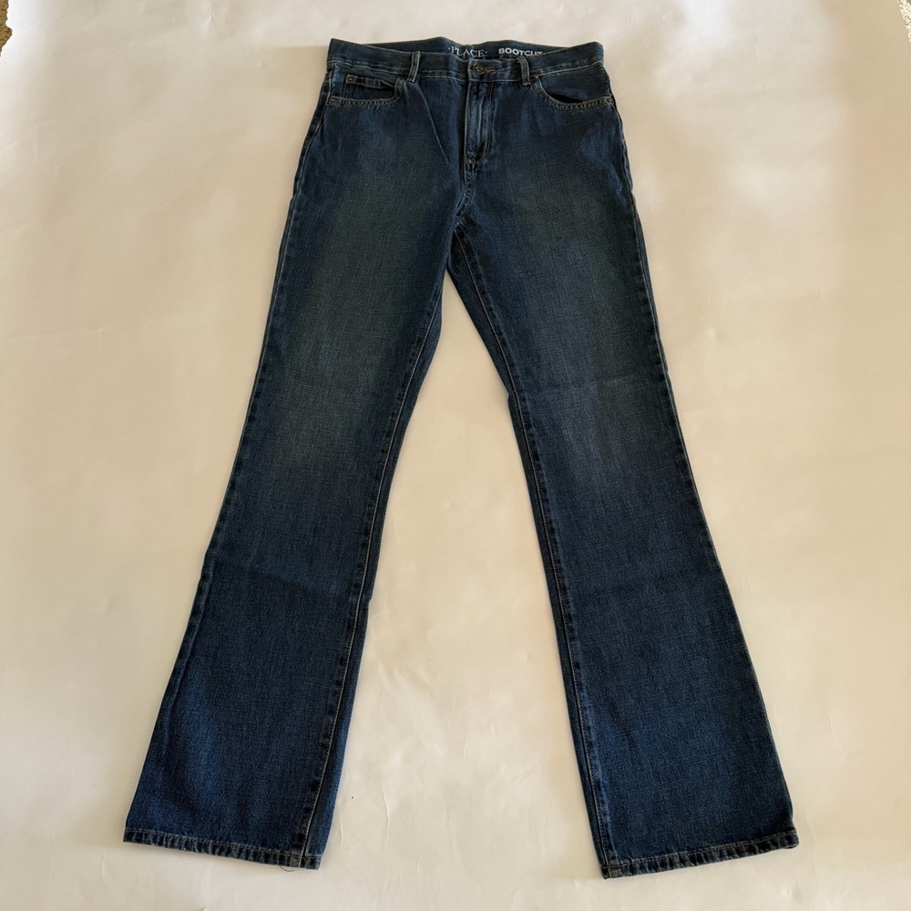 Med Indigo Bootcut Denim Jeans